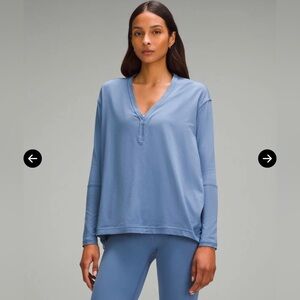 Lululemon Back In Action Long Sleeve V-Neck